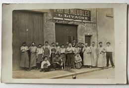 Carte PHOTO ORIGINALE  Menuisier Meuble Livache Devanture Métier Artisans ( RefD20 ) - Professions