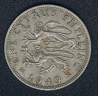 Zypern, 1 Shilling 1949, KM 31 - Chypre