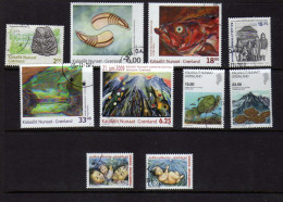 Groenland   -  (2009-10) - Tableaux - Noel - Paysages - Obliteres - Used Stamps