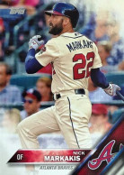 240 Nick Markakis - Atlanta Braves - Carte Topps Baseball 2016 - Autres & Non Classés