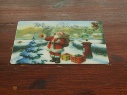 76671-          3D CARD - KERSTMAN / SANTA CLAUS / WEIHNACHTSMANN / LE PÈRE NOËL - Santa Claus