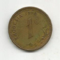 RHODESIA 1 CENT 1970 - Rhodesien