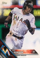 147 Dee Gordon - Miami Marlins - Carte Topps Baseball 2016 - Autres & Non Classés