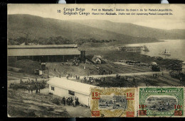 Carte Avec Vue: N° 43 - 16 ( Port De Matadi. Station Du Chemin De Fer Matadi-Léopoldville) Obl.  Vers Italie - Ganzsachen