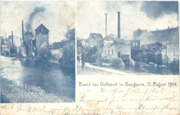 Brand Der Oelfabrik In Besigheim 1904 - Ludwigsburg