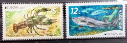 Moldova 2024, Europa - Underwater Flora And Fauna, MNH Stamps Set - Moldavie