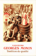 PC ADVERTISEMENT LIQUEUR GEORGES MONIN ALCOHOL (a57031) - Werbepostkarten