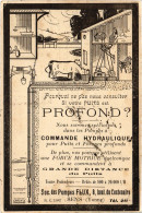 PC ADVERTISEMENT COMMANDE HYDRAULIQUES PUITS WELLS AGRICULTURE (a56996) - Advertising