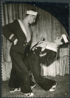 Foto, 2 Mallinis, Ca. 1950-1955, Akrobatik,acrobatics,acrobaties,Circus,Zirkus,Theatralic Acency Syd Fox,Copenhagen - Cirque