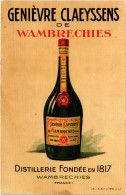 PC ADVERTISEMENT GENIEVRE CLAEYSSENS WAMBRECHIES ALCOHOL (a56976) - Publicité