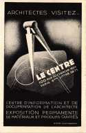 PC ADVERTISEMENT LE CENTRE PARIS ARCHITECTURE (a56972) - Werbepostkarten