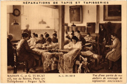 PC 75 FRANCE FACTORY INDUSTRY PARIS RUG MAKEIN MAISON C. ET G. TURCAT (a56768) - Ambachten In Parijs