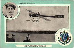 PC AVIATION PILOT AVIATOR VIDART MONOPLAN DEPERDUSSIN (a55021) - Airmen, Fliers