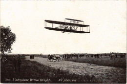 PC AVIATION AÉROPLANE WILBUR WRIGHT EN PLEIN VOL (a54967) - Autres & Non Classés