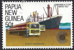PAPUA NEW GUINEA 1983 QEII 50t Multicoloured, Commonwealth Day-Export Assistance SG467 MH - Papúa Nueva Guinea
