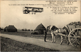 PC AVIATION PILOT H. FARMAN PETIT-SILERY PREMIER VOYAGE EN AEROPLANE (a54625) - Piloten