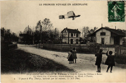 PC AVIATION PILOT H. FARMAN WEZ THUIZY PREMIER VOYAGE EN AEROPLANE (a54568) - Piloten