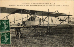 PC AVIATION PILOTE BERNARD APPAREIL MAURICE FARMAN TOUSSUS-LE-NOBLE (a54358) - Airmen, Fliers