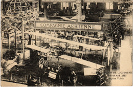 PC AVIATION EXPO DE LOCOMOTION AERIENNE 1910 PARIS BIPLAN VOISIN (a53922) - Sonstige & Ohne Zuordnung