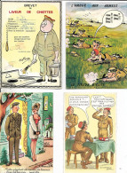 Militaria. Lot De 20 Cartes Postales Différentes De Militaires à Caractère Humoristiques. Voir Les Scans - Humoristiques