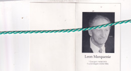 Leon Marquenie-Van Holderbeke, Evergem 1919; Lovendegem 1994. Oud-strijder 40-45. Foto - Overlijden