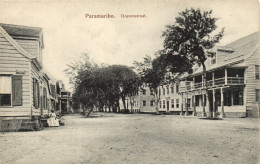 PC SURINAME PARAMARIBO GRAVENSTRAAT, Vintage Postcard (b53735) - Surinam