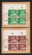 MiNr. Z 738-739 Briefstücke, Bogenecken - Used Stamps