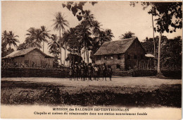 PC MISSION DES SALOMON SEPTENTRIONALES, Vintage Postcard (b53572) - Islas Salomon
