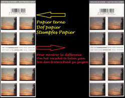 B109A/C109A**(3984A) - Timbre De Deuil/Rouwzegel/Trauer Briefmarke - PAPIER TERNE / DOF PAPIER / STUMPFES PAPIER - Nuevos