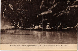 PC MISSION DES SALOMON SPTENTRIONALES, Vintage Postcard (b53511) - Solomon Islands