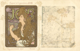 PC ALPHONSE MUCHA, ADVERTISING, JOB CALENDRIER, CIGAR, Vintage Postcard (b53289) - Mucha, Alphonse