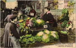 PC 75 FRANCE MARKETS PARIS CARREAU DES HALLES LÉGUMES ET SALADES (a57711) - Petits Métiers à Paris