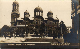 PC BULGARIA SOFIA ST. NEDELYA CATHEDRAL REAL PHOTO POSTCARD (a57581) - Bulgaria