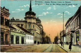 PC SERBIA BEOGRAD BELGRADE STREET SCENE (a57532) - Serbia