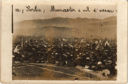 PC MACEDONIA MONASTIR BITOLA GENERAL VIEW REAL PHOTO POSTCARD (a57349) - Noord-Macedonië