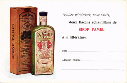 PC ADVERTISEMENT SIROP FAMEL MEDICATION (a57307) - Publicité