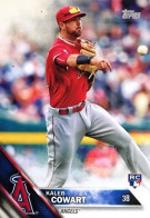 325 Kaled Cowart - Angels - Carte Topps Baseball 2016 - Autres & Non Classés