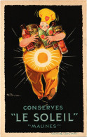 PC ADVERTISEMENT CONSERVES LE SOLEIL MALINES CANNED GOODS (a57276) - Publicité