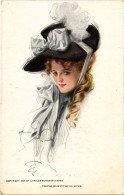 PC ARTIST SIGNED, HARRISON FISHER, THOSE BEWITCHING, Vintage Postcard (b54136) - Fisher, Harrison