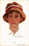 PC ARTIST SIGNED, PHILIP BOILEAU, YOUTH, Vintage Postcard (b53987) - Boileau, Philip