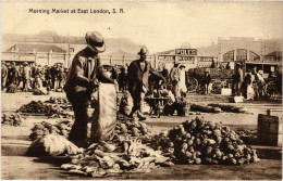 PC AFRICA, SOUTH AFRICA, EAST LONDON, MORNING MARKET, Vintage Postcard (b53933) - South Africa