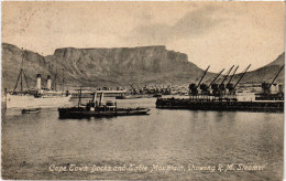 PC AFRICA, SOUTH AFRICA, CAPE TOWN, DOCKS, Vintage Postcard (b53888) - Zuid-Afrika