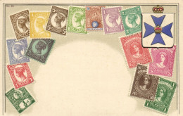 PC AUSTRALIA NATIONAL STAMPS, Vintage Postcard (b53795) - Altri & Non Classificati