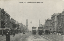 PC AUSTRALIA ADELAIDE GRAND STREET, Vintage Postcard (b53766) - Adelaide