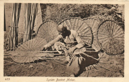 PC SYRIA SYRIAN BASKET MAKER TYPE, Vintage Postcard (b54395) - Syrien