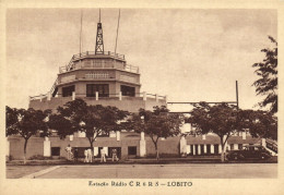 PC ANGOLA AFRICA LOBITO ESTACAO RADIO, Vintage Postcard (b54384) - Angola