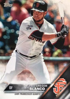 177 Gregor Blanco - San Francisco Giants - Carte Topps Baseball 2016 - Otros & Sin Clasificación