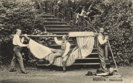 PC MADEIRA PORTUGAL HAMMOCK, Vintage Postcard (b54334) - Madeira