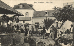 PC CAPE VERDE PORTUGAL SAO VICENTE MERCADO, Vintage Postcard (b54298) - Kaapverdische Eilanden