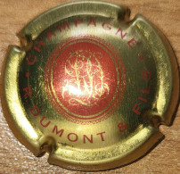 Capsule Champagne R. DUMONT & Fils Série 2 - Inscription Champagne, Or & Rouge Nr 04 - Other & Unclassified